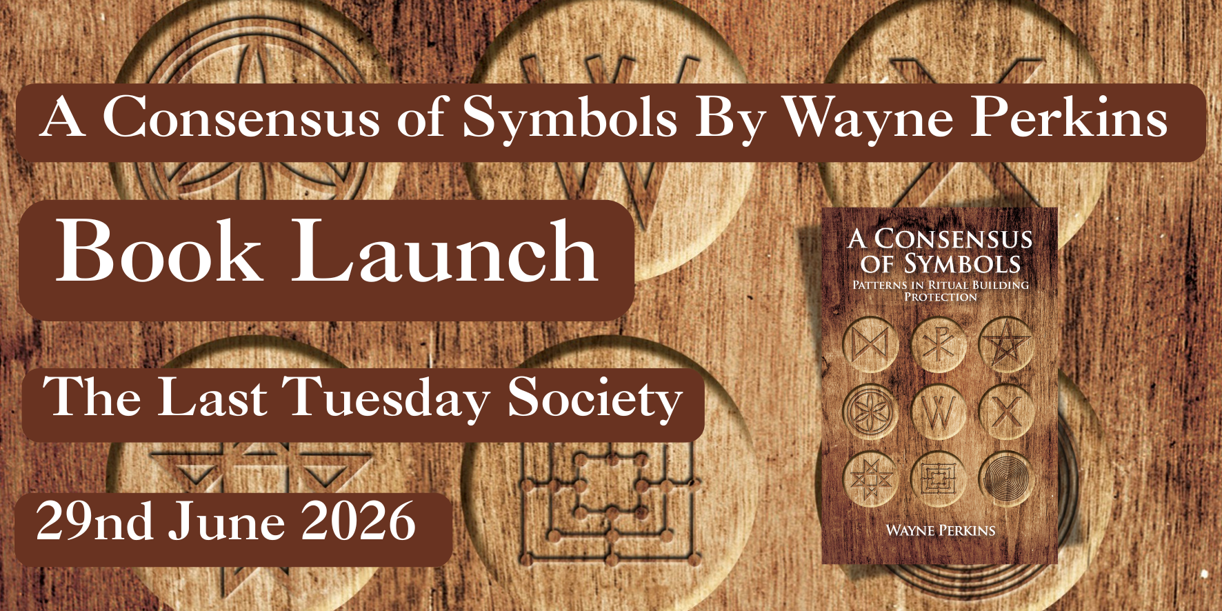 Book launch: 'A Consensus of Symbols' by Wayne Perkins
